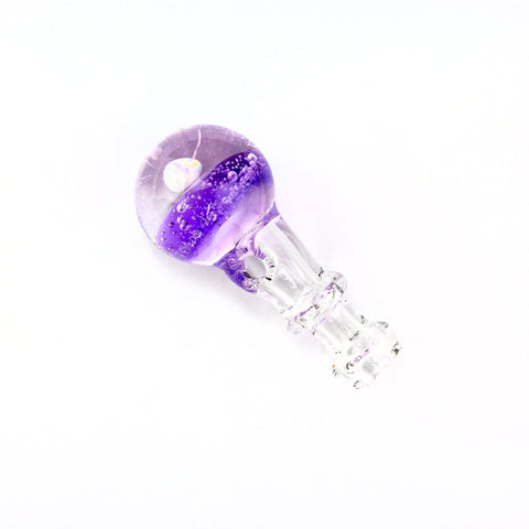 Clear with Purple Lollipop V2 Opal Joystick Cap #CAP152