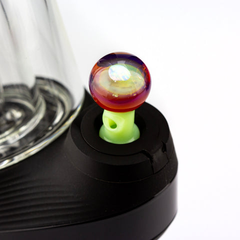 Mint Green & Amber Purple V2 Opal Joystick Cap #CAP170