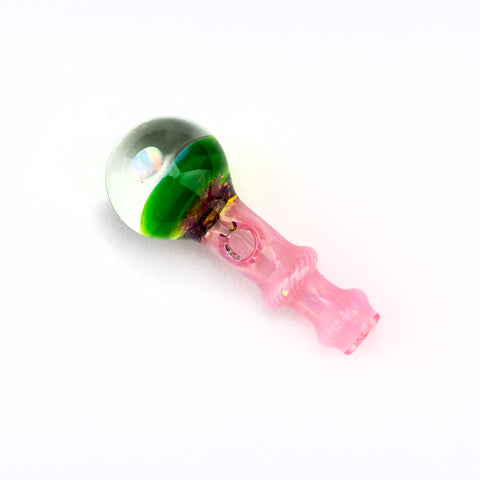 Milky Pink & Plantphibean V2 Crushed Opal Joystick Cap #CAP202