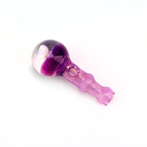 Milky Purple & Royal Jelly V2 Crushed Opal Joystick Cap #CAP203