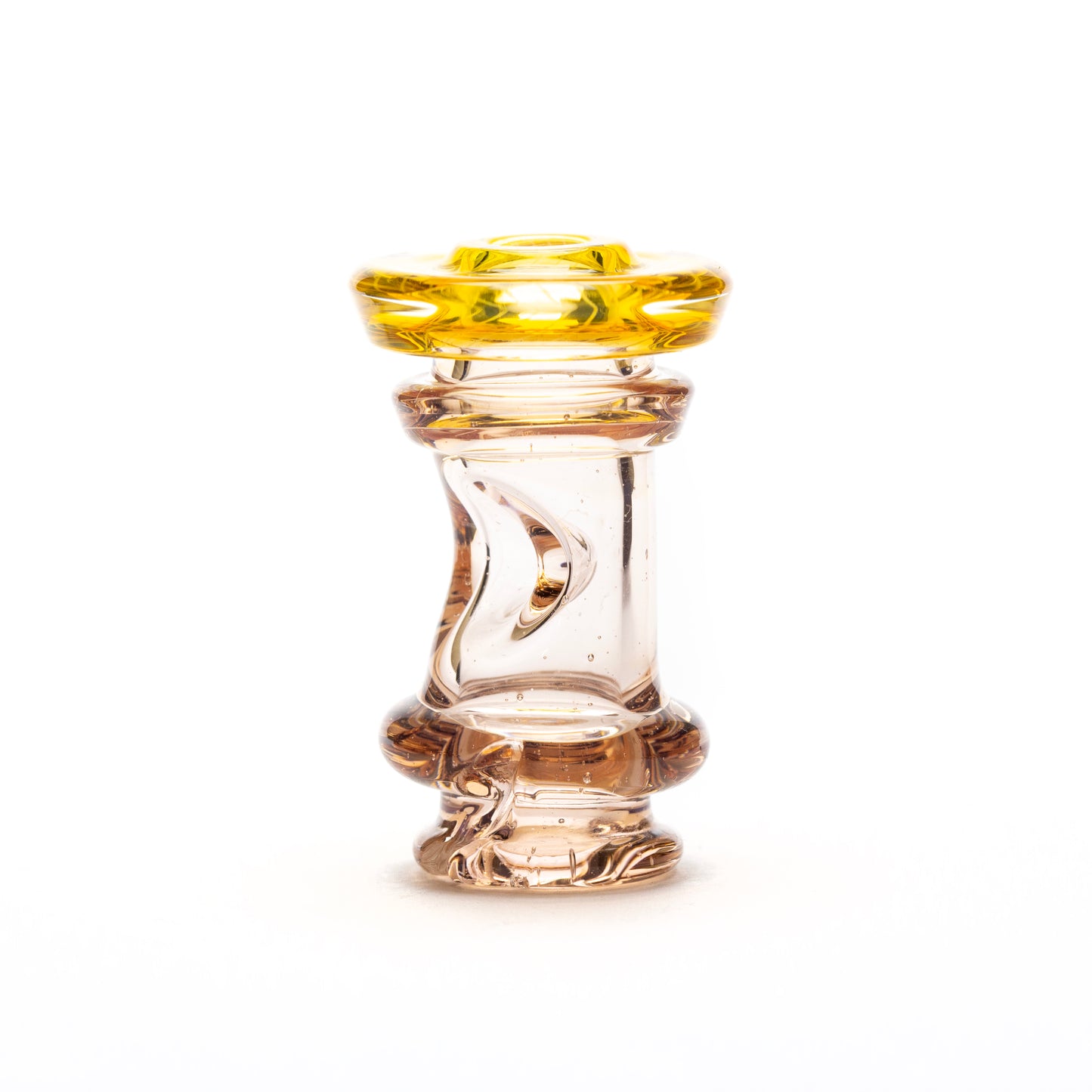 Gatez Glass Chocolate Opal Fumicello Pivot Mouthpiece #GAT02 - Planet Caravan