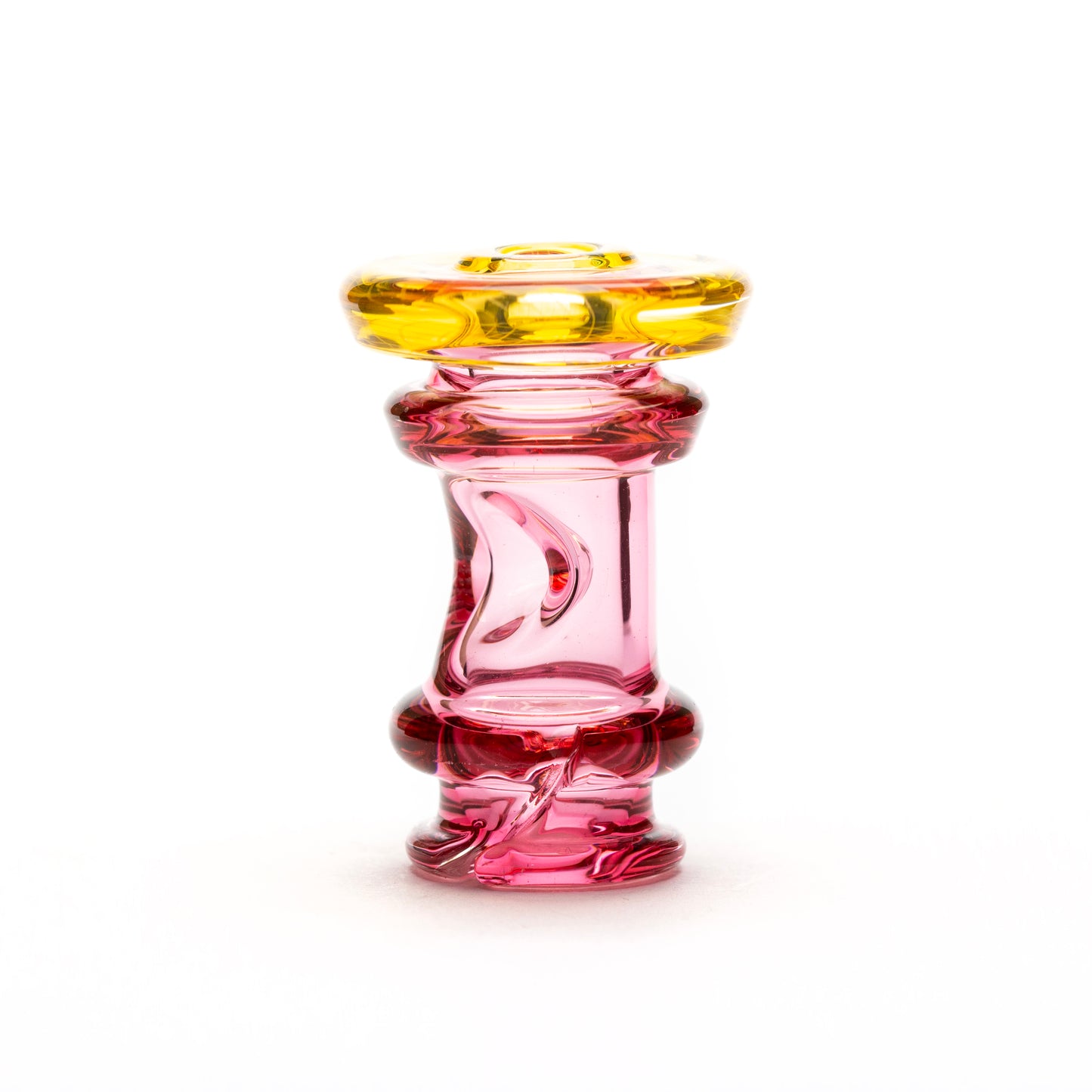 Gatez Glass Gold Ruby Fumicello Pivot Mouthpiece #GAT05 - Planet Caravan