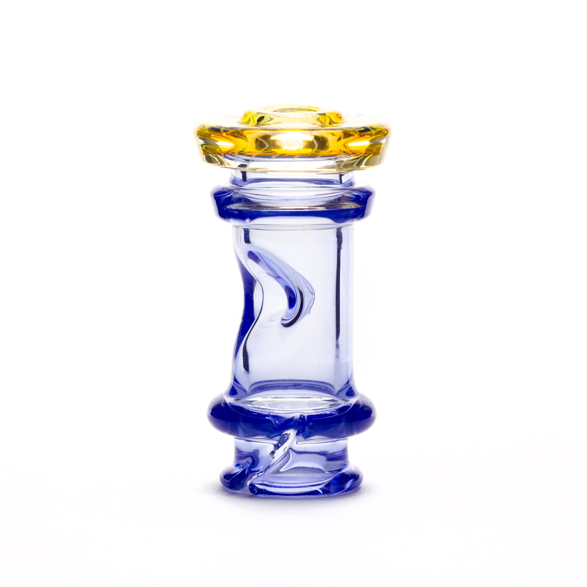 Gatez Glass Neptune Fumicello Pivot Mouthpiece #GAT08 - Planet Caravan