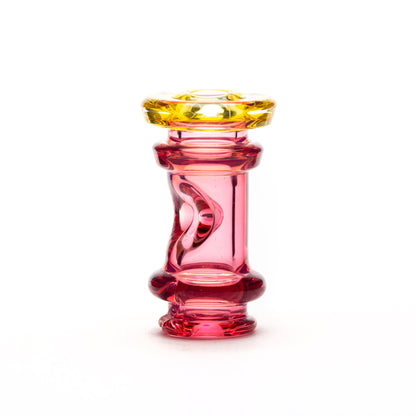 Gatez Glass Telemagenta Fumicello Pivot Mouthpiece #GAT13 - Planet Caravan