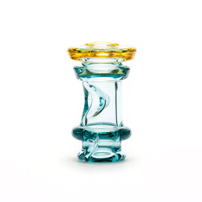 Gatez Glass Transparent Marina Fumicello Pivot Mouthpiece #GAT14 - Planet Caravan