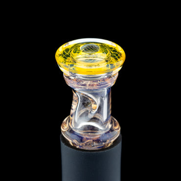 Gatez Glass Chocolate Opal Fumicello Pivot Mouthpiece #GAT02 - Planet Caravan