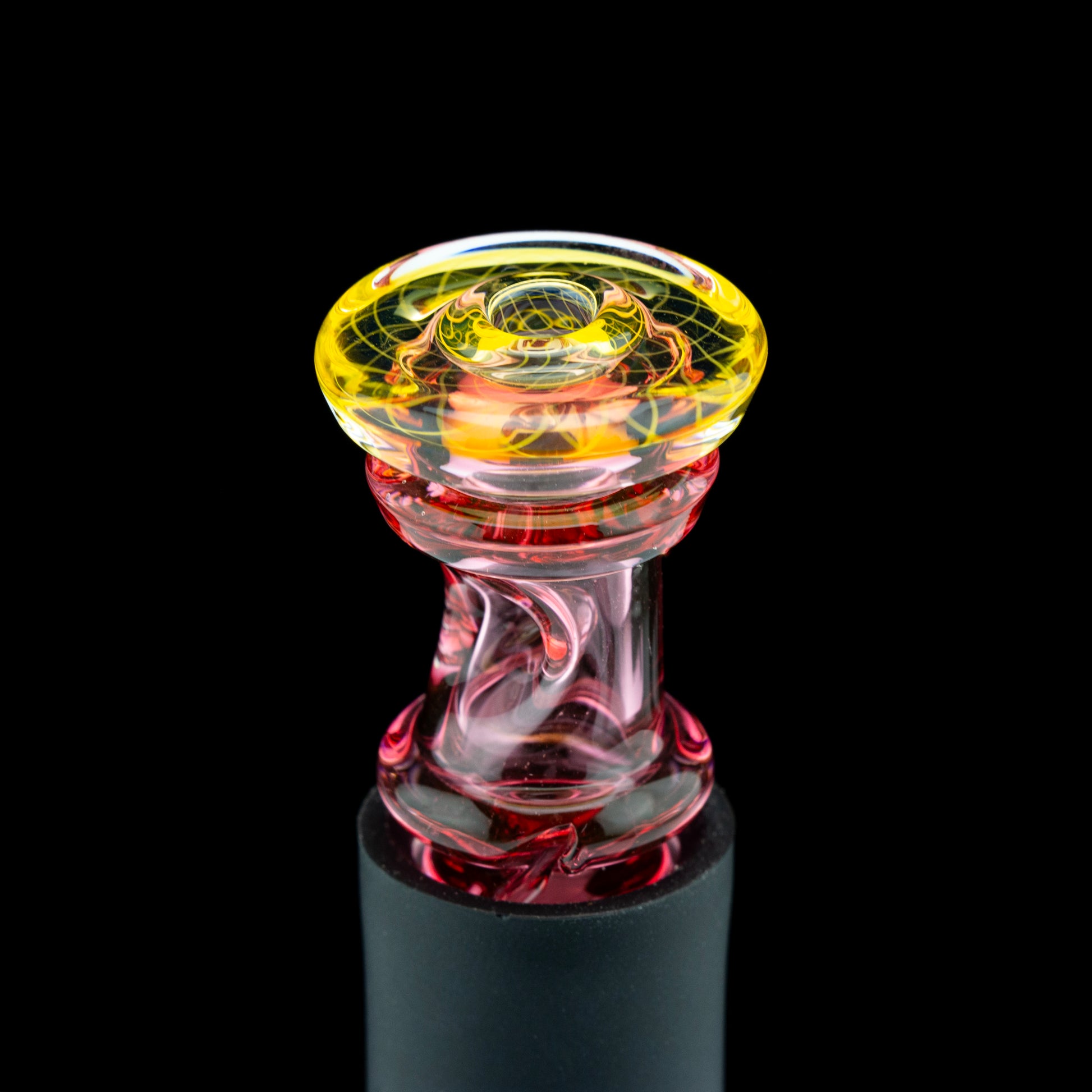 Gatez Glass Gold Ruby Fumicello Pivot Mouthpiece #GAT05 - Planet Caravan