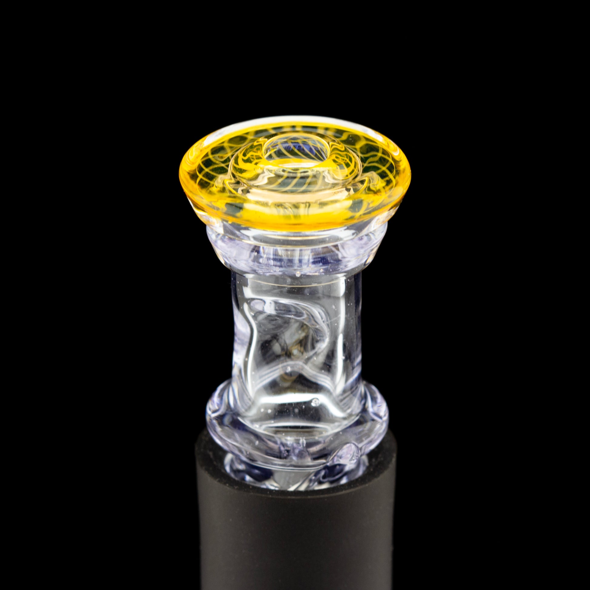 Gatez Glass Rose Quartz Fumicello Pivot Mouthpiece #GAT10 - Planet Caravan