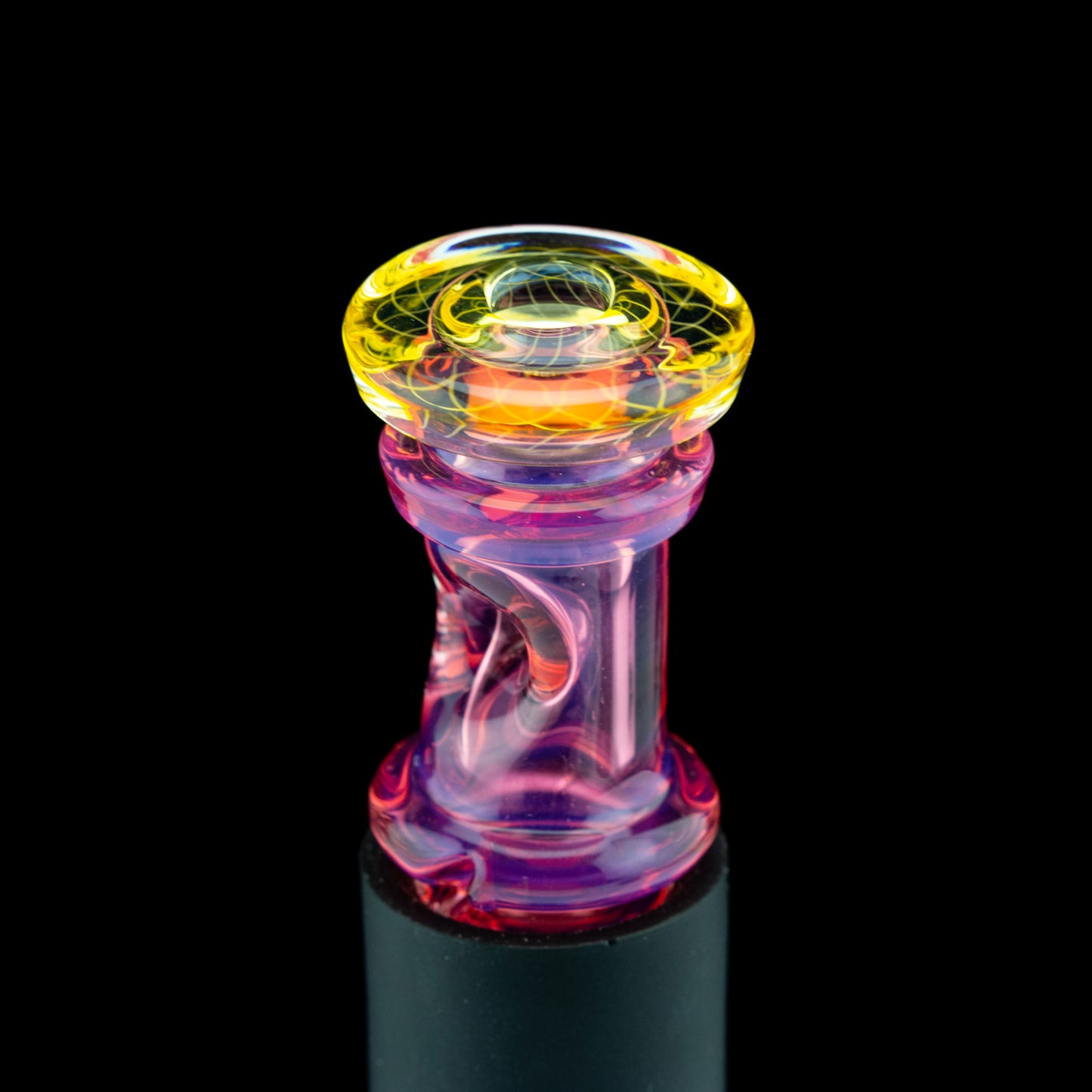 Gatez Glass Telemagenta Fumicello Pivot Mouthpiece #GAT13 - Planet Caravan