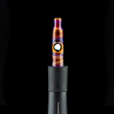 Major GlassLab Amber Purple Opal Pivot Tip #MGL17 - Planet Caravan