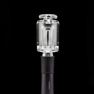Slate Glass Clear Pivot Bubbler Mouthpiece #SLA01 - Planet Caravan