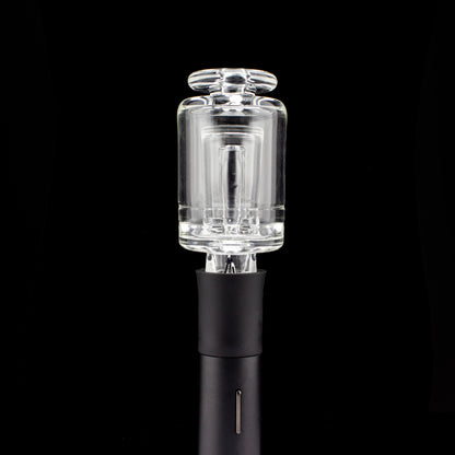 Slate Glass Clear Pivot Bubbler Mouthpiece #SLA01 - Planet Caravan