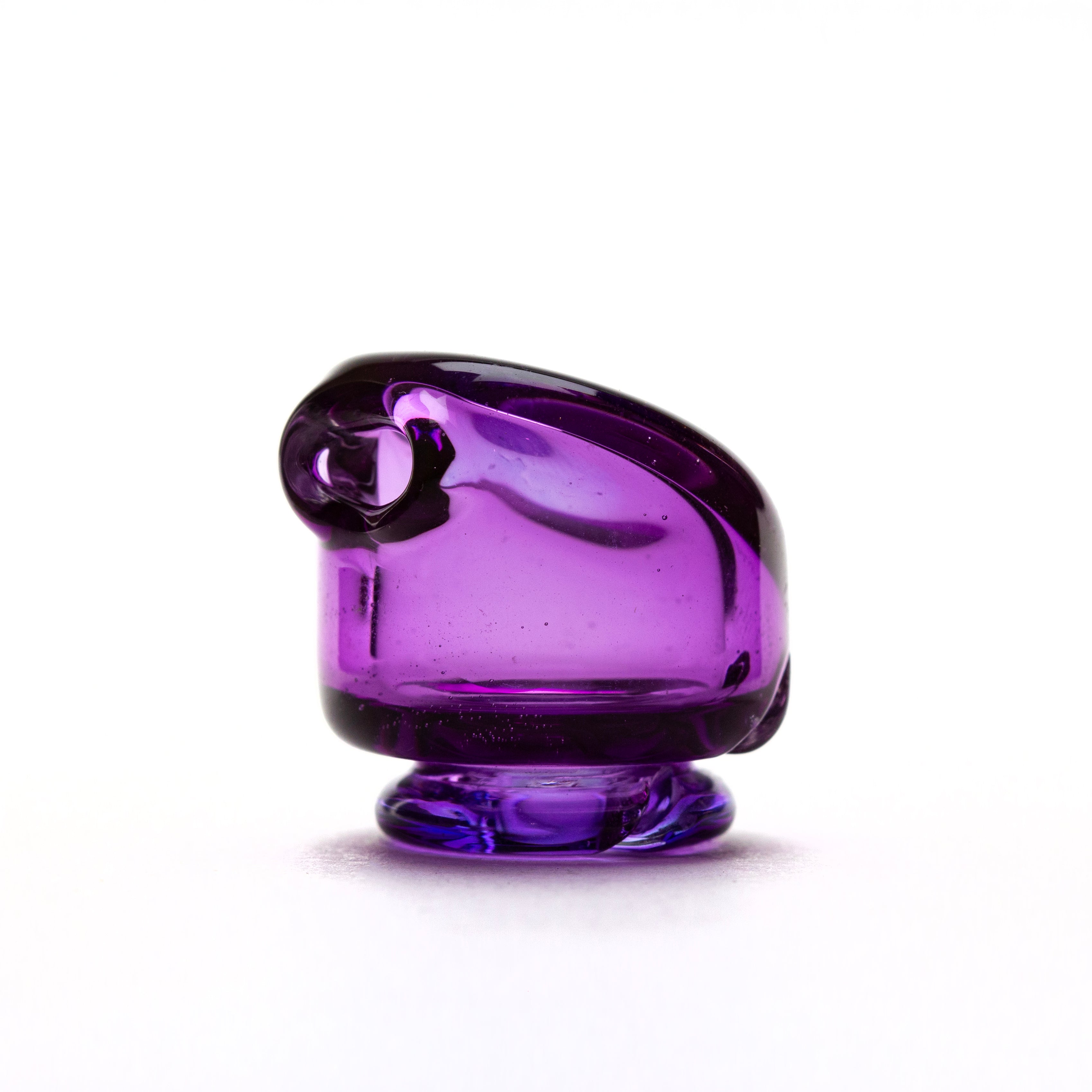OrganiK Glass Gold Purple Pivot Mouthpiece #ORG03 - Planet Caravan