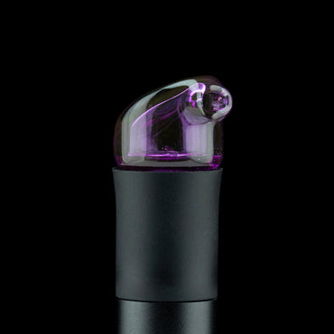 OrganiK Glass Gold Purple Pivot Mouthpiece #ORG03 - Planet Caravan