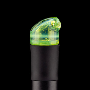 OrganiK Glass Green Opal Pivot Mouthpiece #ORG04 - Planet Caravan