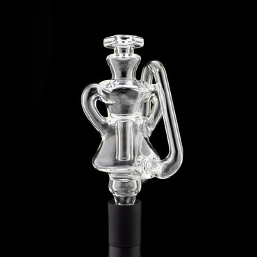 Kosher Glass Clear Pivot Pocket Recycler #KOS02 - Planet Caravan