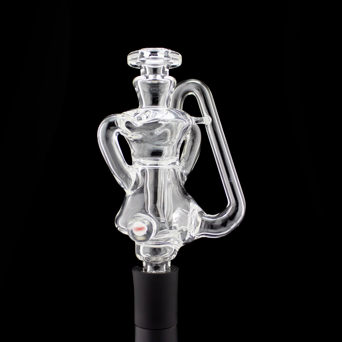 Kosher Glass Clear Pivot Pocket Recycler (Mib) #KOS03 - Planet Caravan