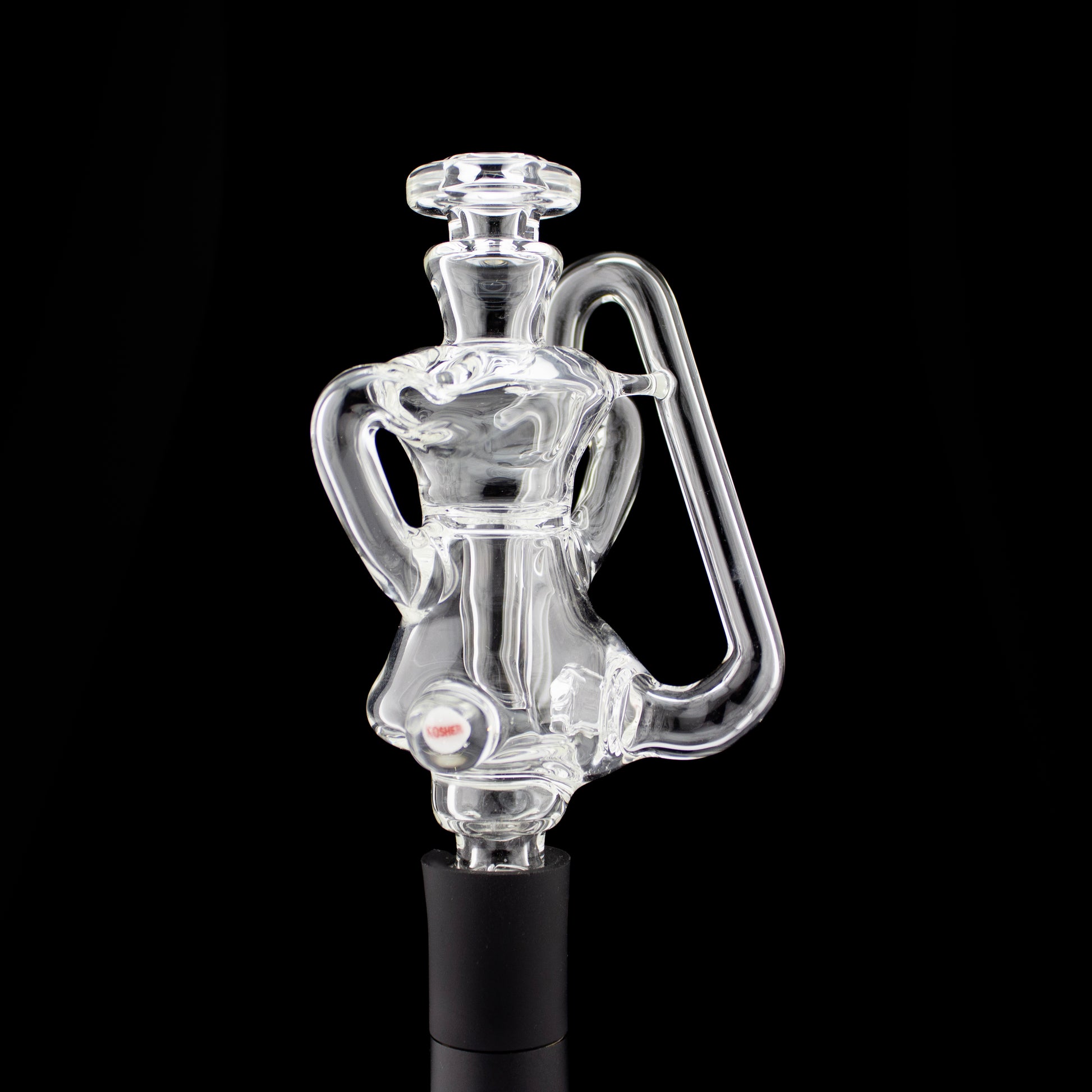 Kosher Glass Clear Pivot Pocket Recycler (Mib) #KOS03 - Planet Caravan