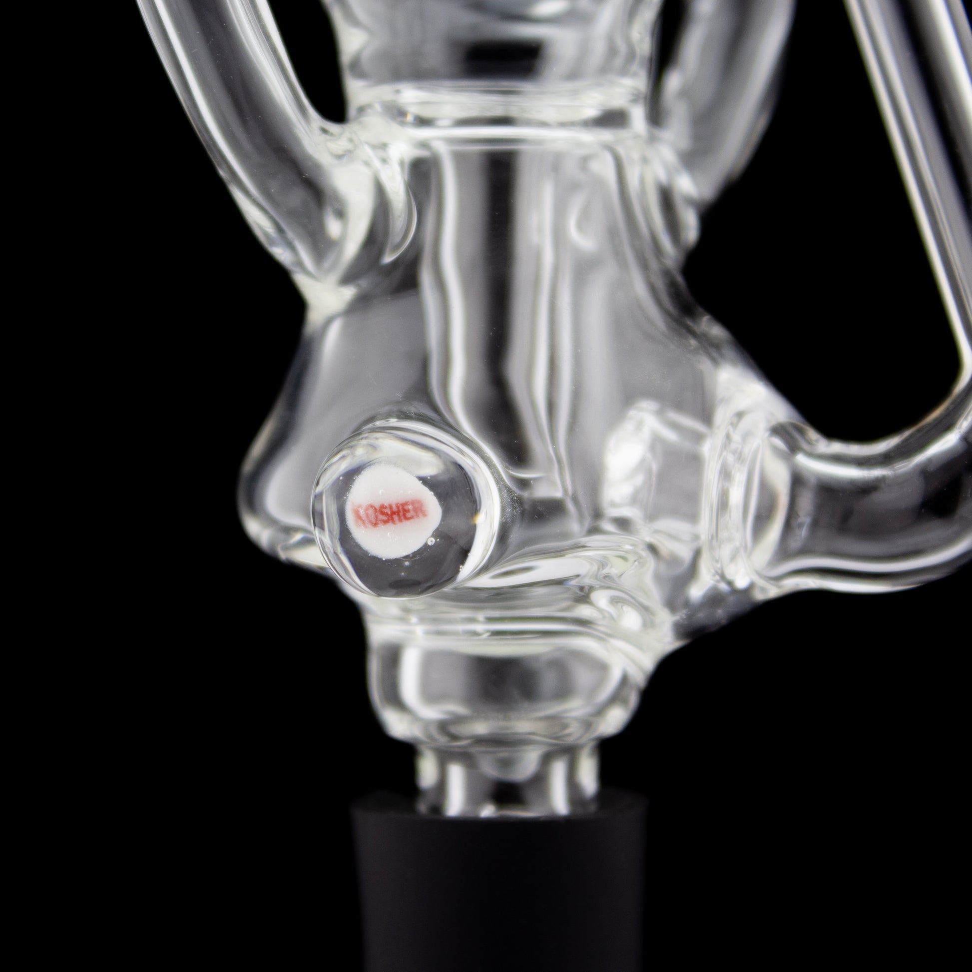 Kosher Glass Clear Pivot Pocket Recycler (Mib) #KOS03 - Planet Caravan