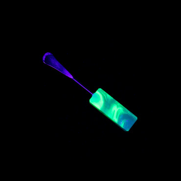 Dunkin Dabbers Pourcasso UV Reactive Mini Dabber #DUD47 - Planet Caravan