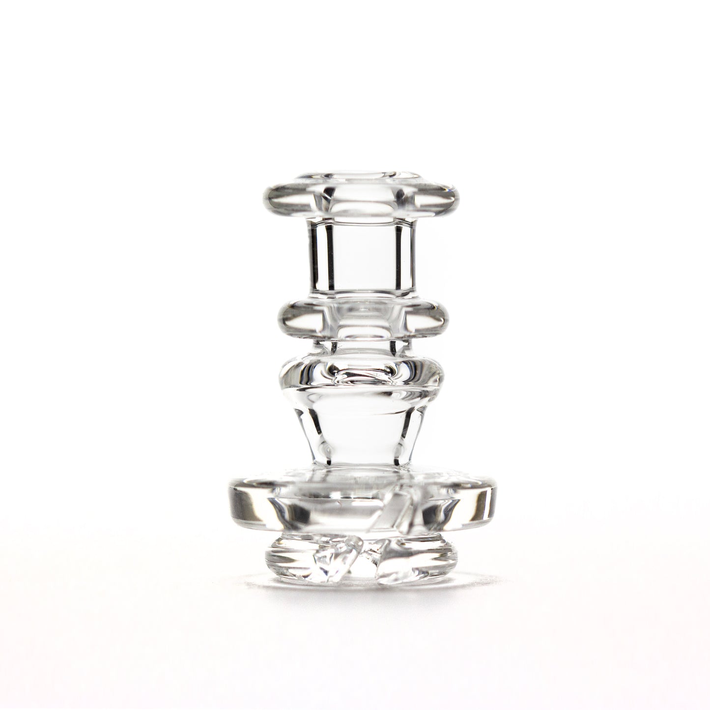 Charlie Shaw Glass Clear Pivot Mouthpiece #CSG29 - Planet Caravan