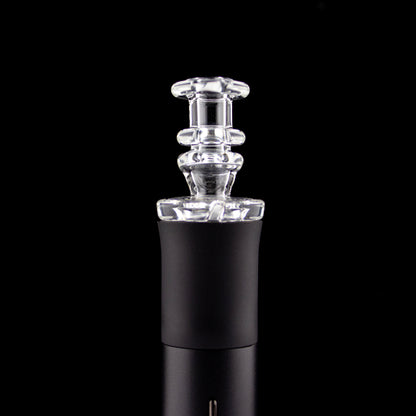 Charlie Shaw Glass Clear Pivot Mouthpiece #CSG29 - Planet Caravan