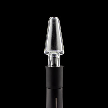Just Dew It Glass Clear Pivot Mouthpiece #JDI01 - Planet Caravan