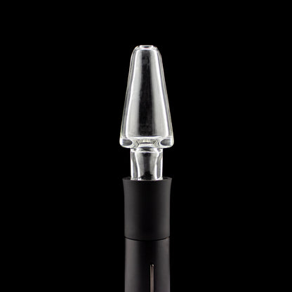 Just Dew It Glass Clear Pivot Mouthpiece #JDI01 - Planet Caravan