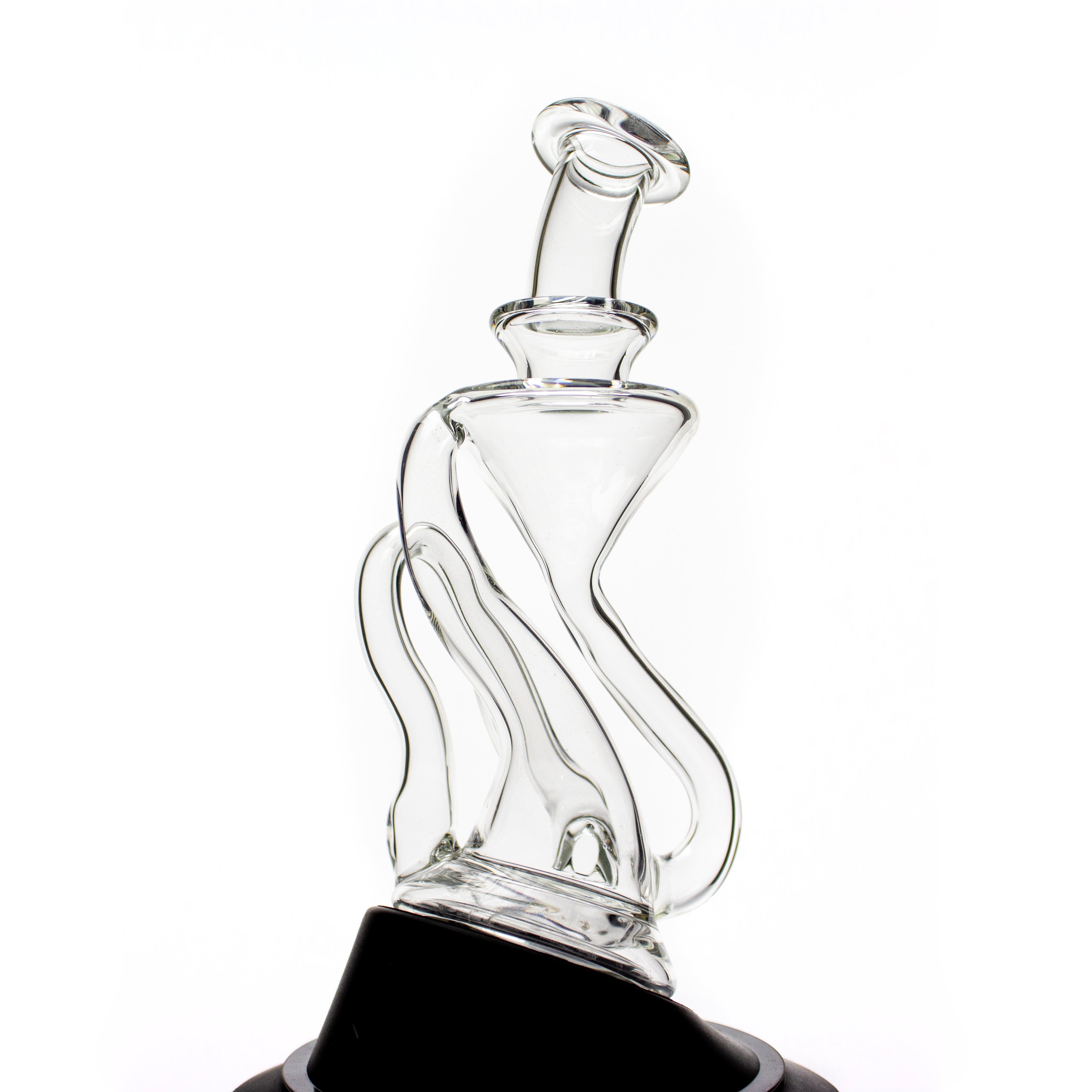 DesiB Glass Clear Peak Flowter Recycler #DEB01 - Planet Caravan