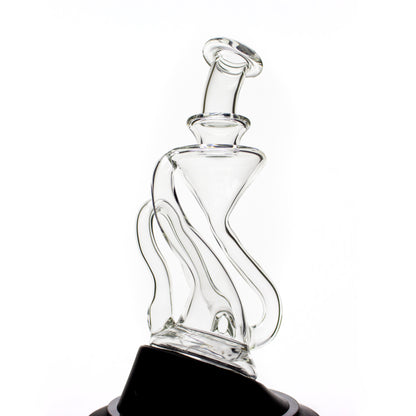 DesiB Glass Clear Peak Flowter Recycler #DEB01 - Planet Caravan