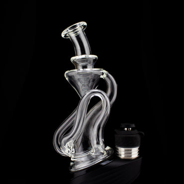 DesiB Glass Clear Peak Flowter Recycler #DEB01 - Planet Caravan