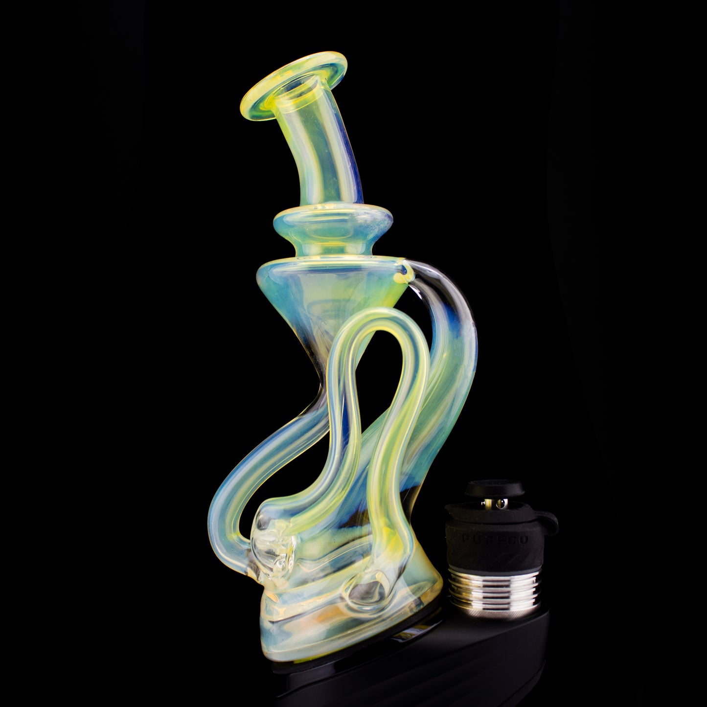 DesiB Glass Fumed Peak Flowter Recycler #DEB02 - Planet Caravan