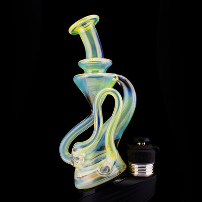 DesiB Glass Fumed Peak Flowter Recycler #DEB02 - Planet Caravan