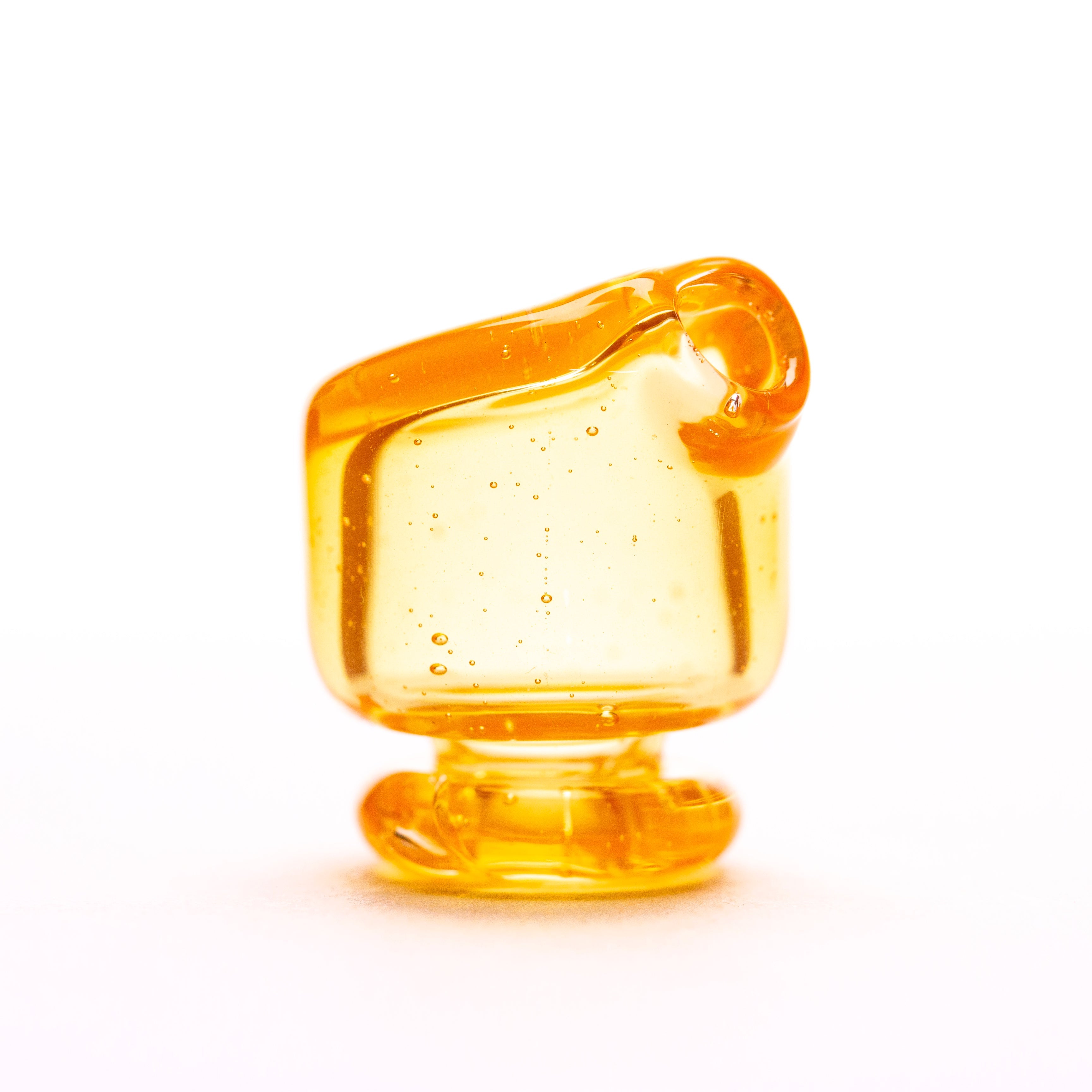 Kizmit Glass Tangie Pivot Spinner Tip & Pearls #KZM33 - Planet Caravan