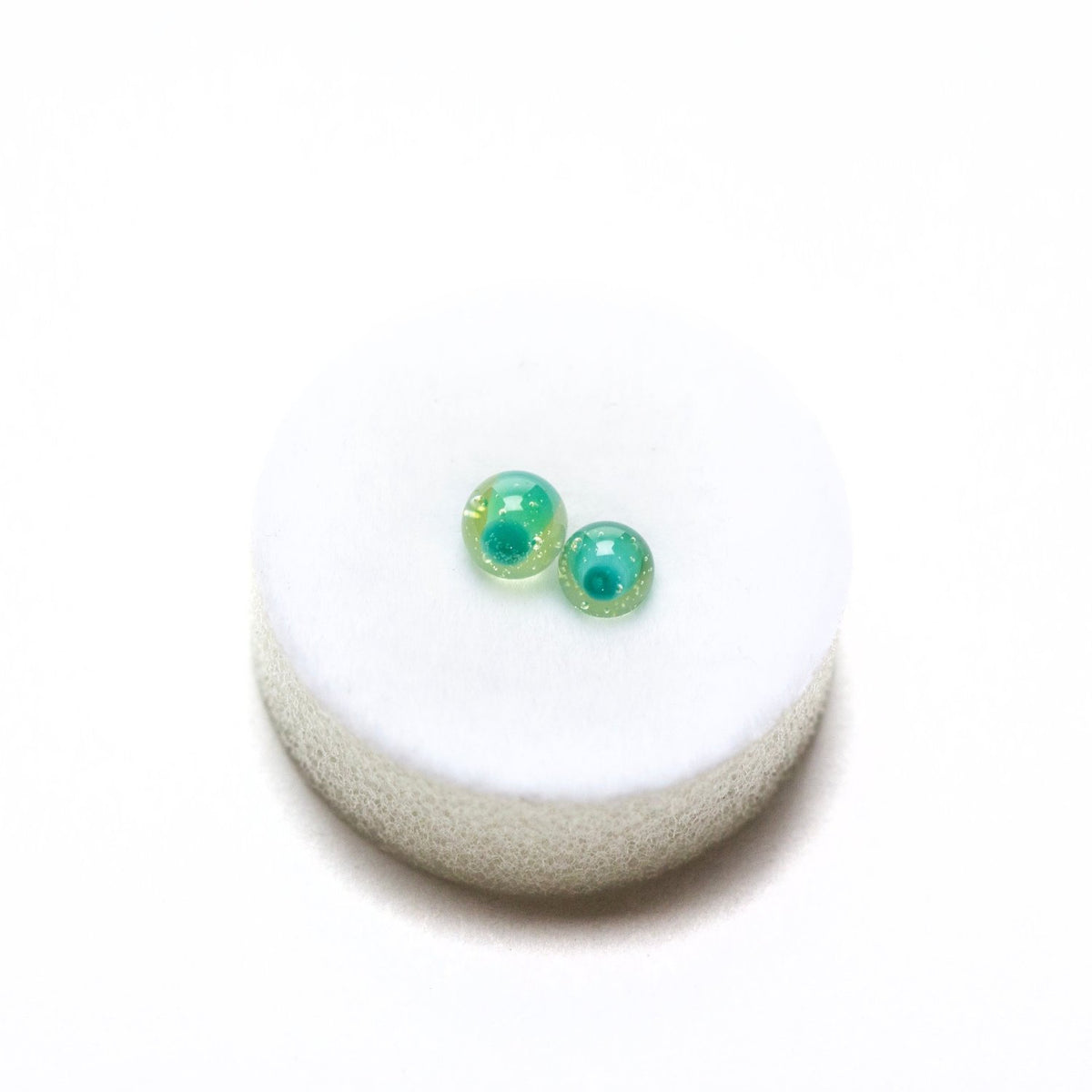 Kizmit Glass Seaweed Pivot Spinner Tip & Pearls KZM32 Heady Pivot Accessories | Planet Caravan