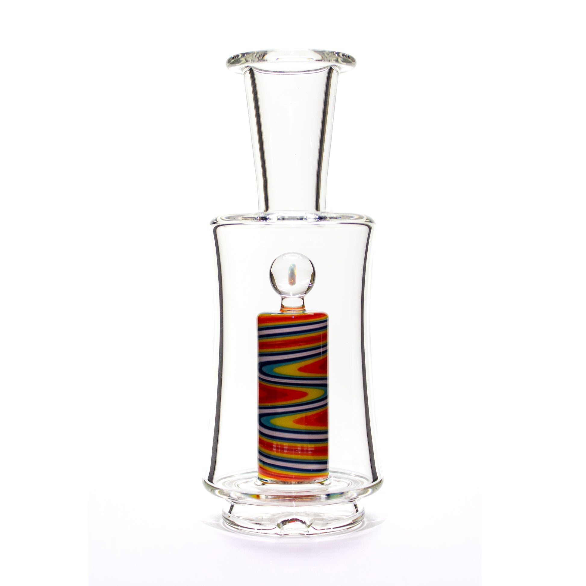 Mike D Glass Rainbow Linework Opal Peak Bubbler #MKD04 - Planet Caravan