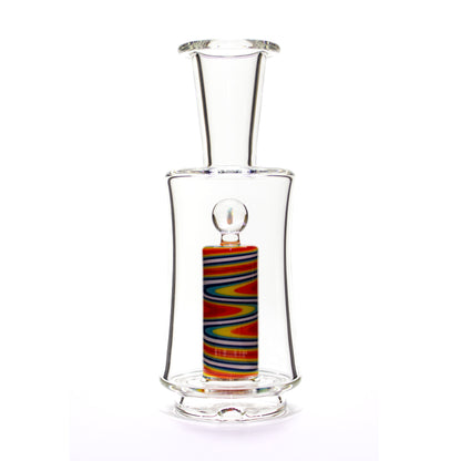Mike D Glass Rainbow Linework Opal Peak Bubbler #MKD04 - Planet Caravan