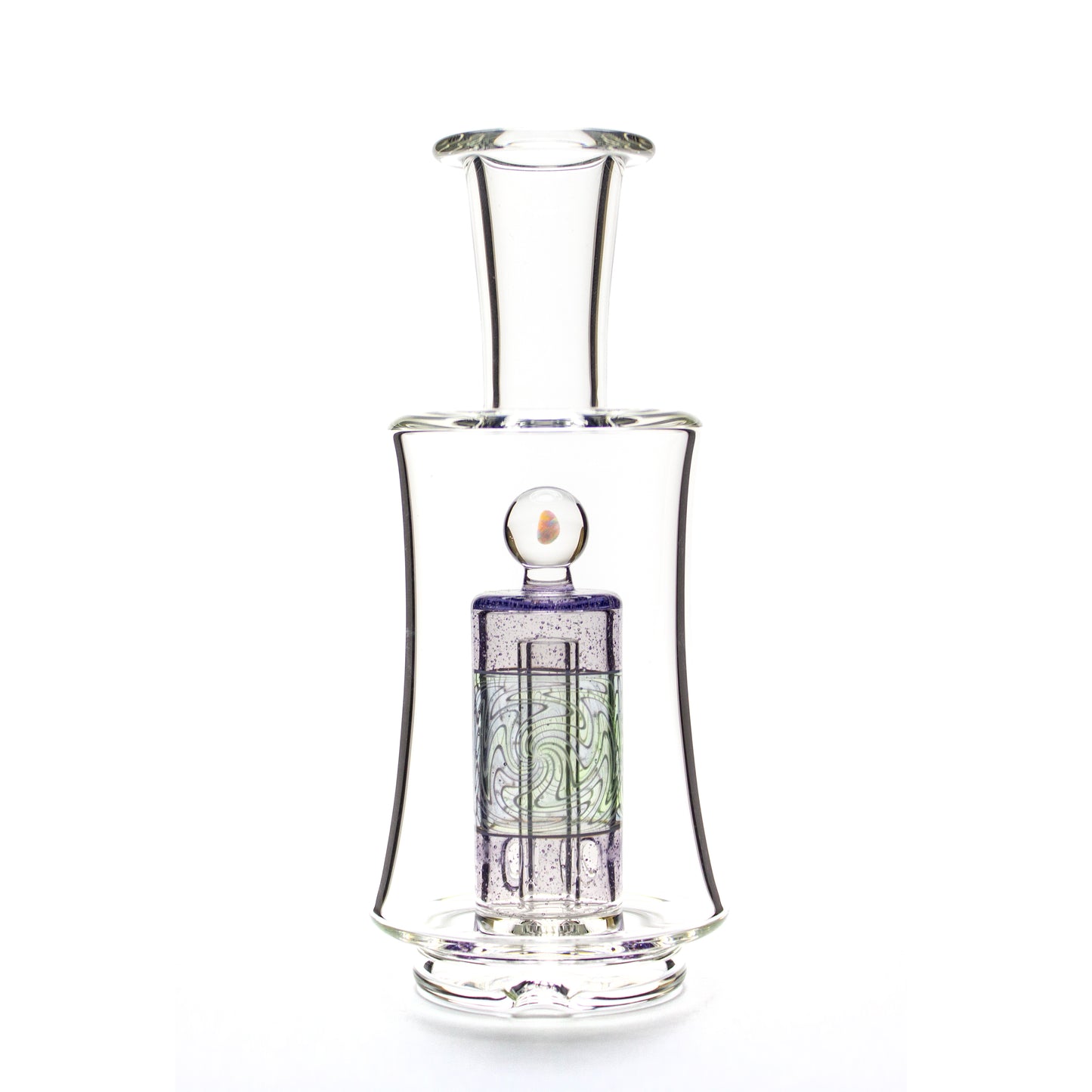 Mike D Glass Siriusly (CFL) Opal Peak Bubbler #MKD03 - Planet Caravan