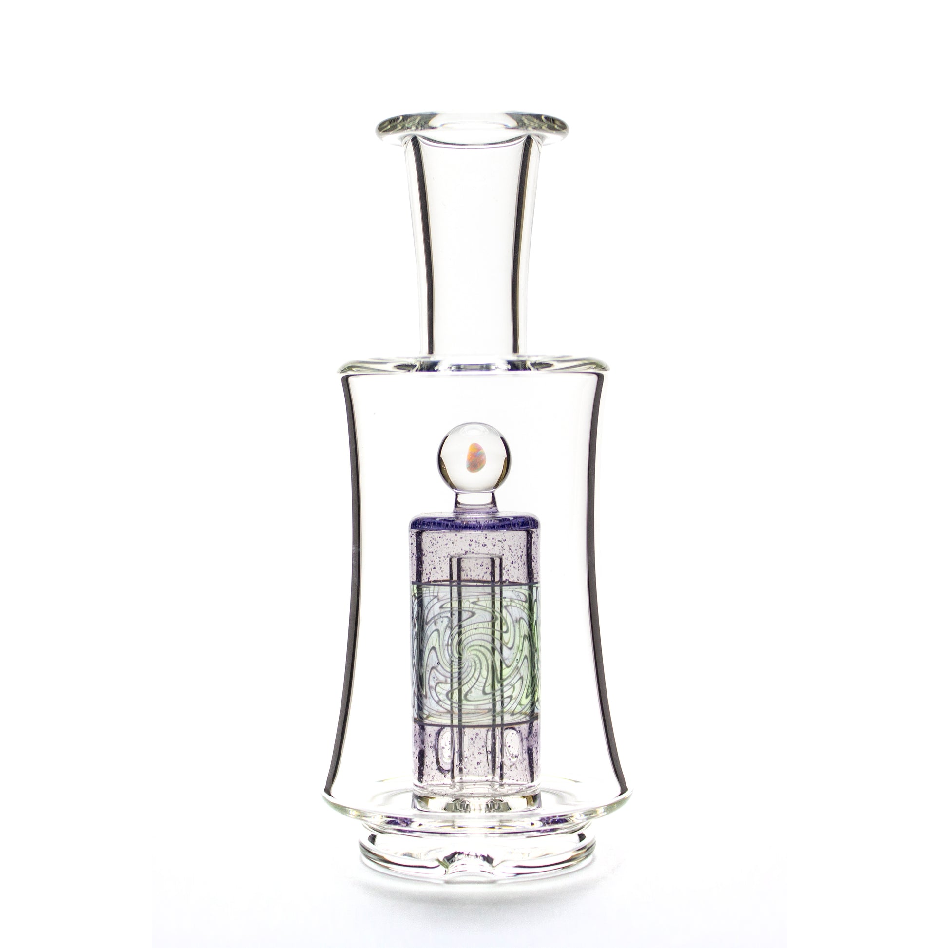 Mike D Glass Siriusly (CFL) Opal Peak Bubbler #MKD03 - Planet Caravan