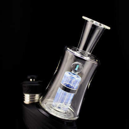 Mike D Glass Moonstone Crushed Opal Peak Bubbler #MKD05 - Planet Caravan