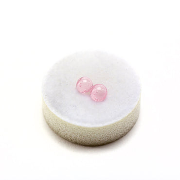 Kizmit Glass Pink Lollipop/White Pivot Spinner Tip & Pearls #KZM26 - Planet Caravan