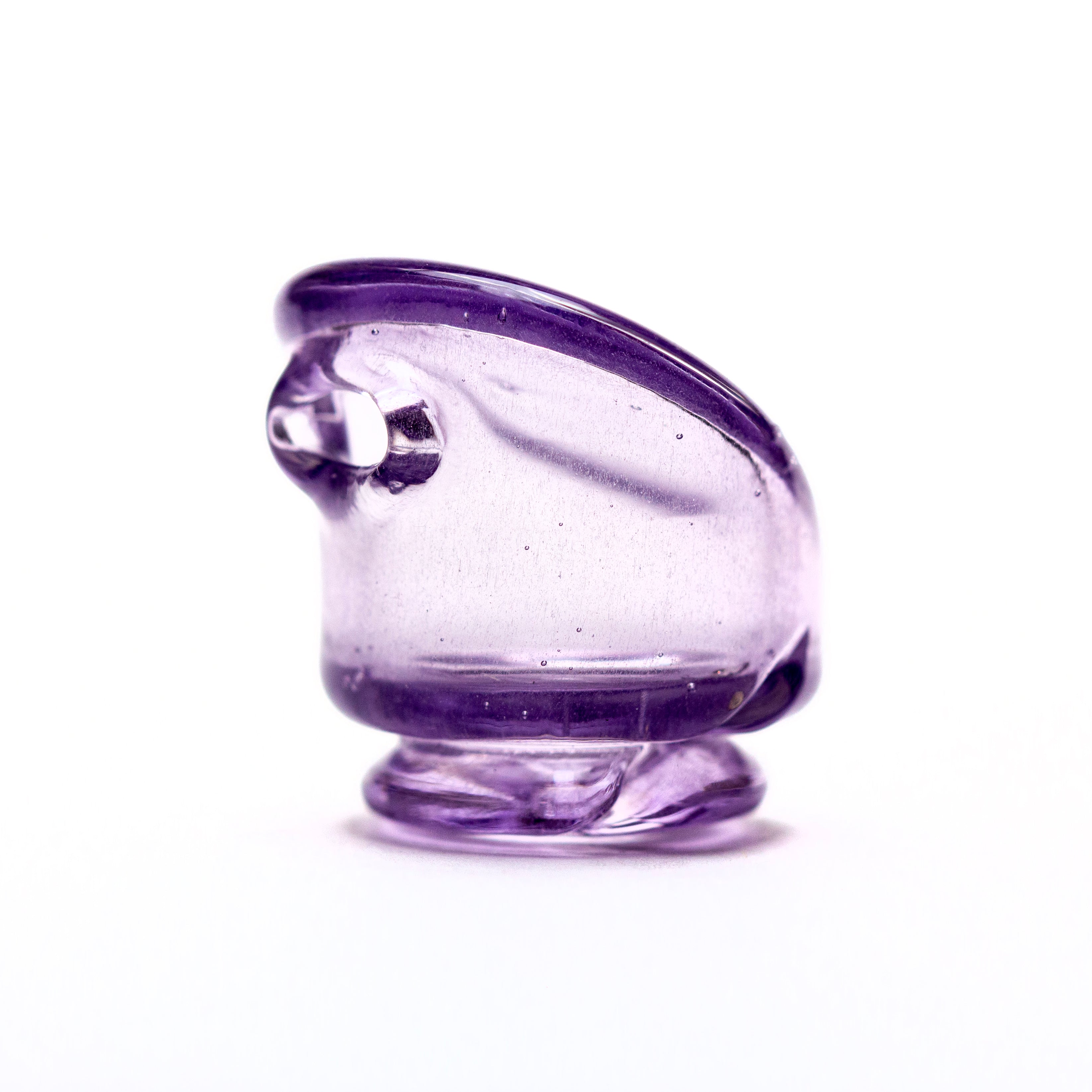 OrganiK Glass Greasy Purple Pivot Mouthpiece #ORG10 - Planet Caravan