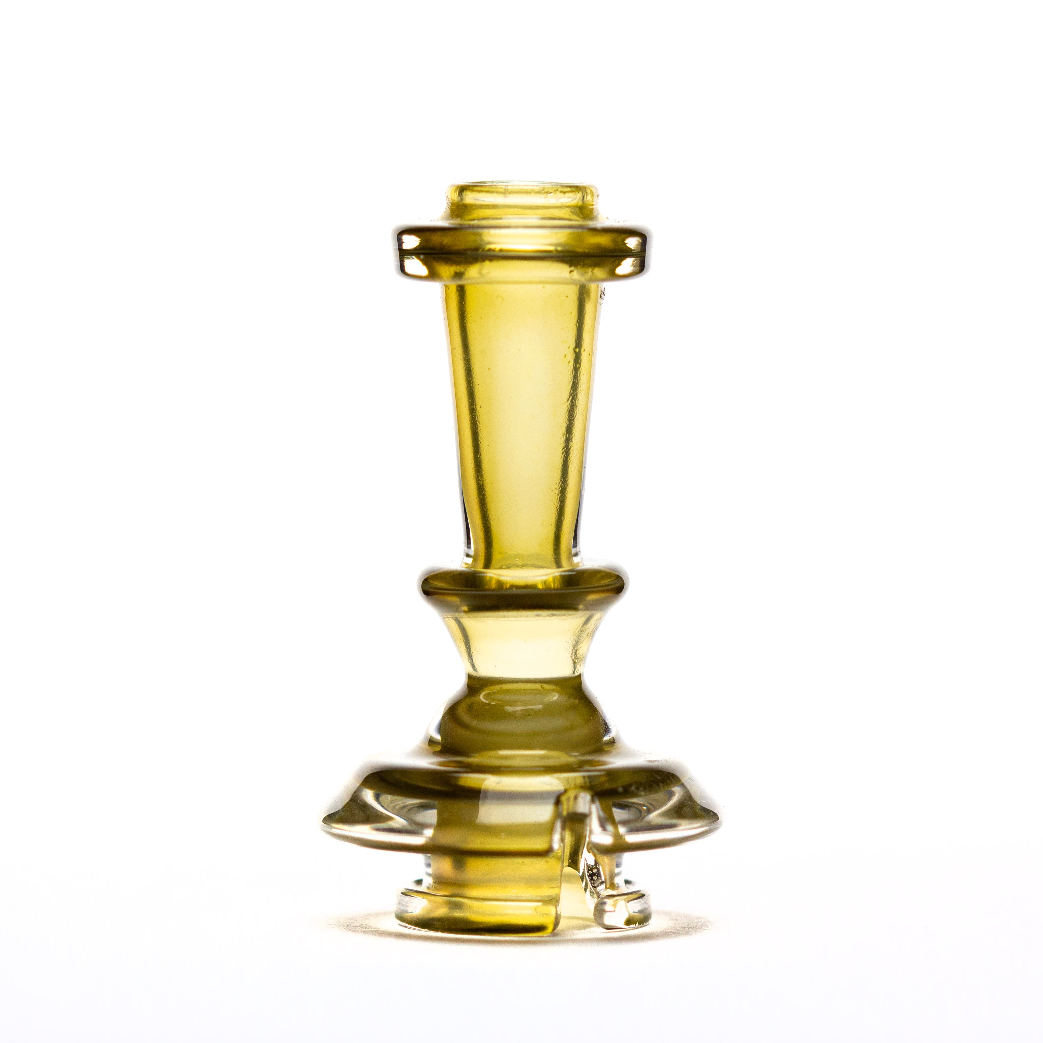 Twisted Boro Glass Electrum Pivot Tip #TWB01 - Planet Caravan