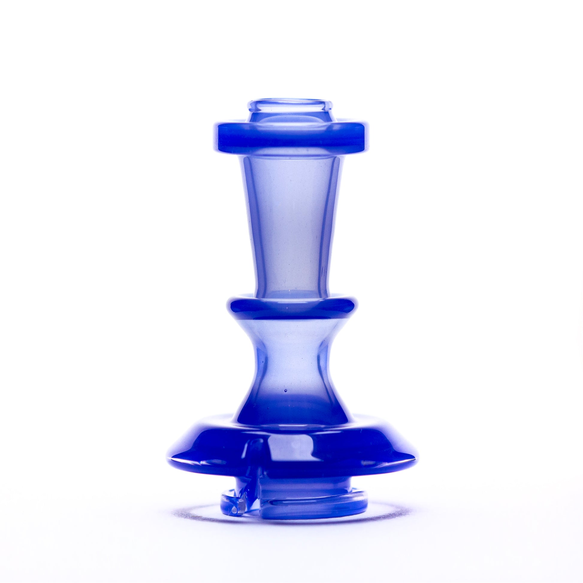 Twisted Boro Glass Transparent Blue Cheese Pivot Tip #TWB05 - Planet Caravan