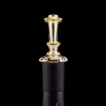 Twisted Boro Glass Electrum Pivot Tip #TWB01 - Planet Caravan