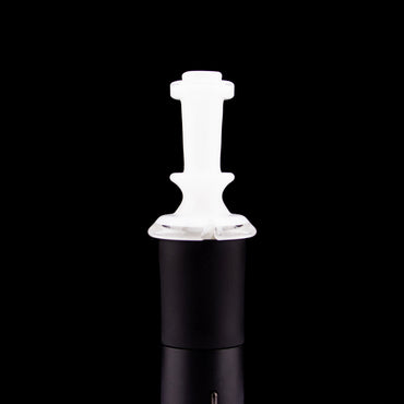 Twisted Boro Glass Lotus White Pivot Tip #TWB03 - Planet Caravan