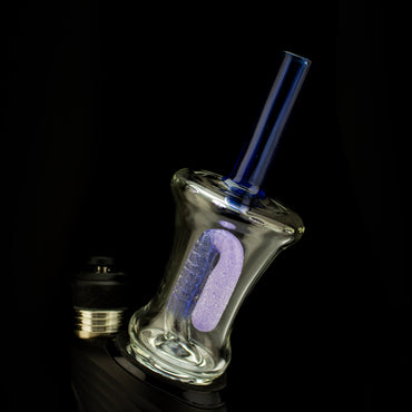 Emperial 1 Glass Blue & Purple Candy Cup Peak Top #EMP456 - Planet Caravan
