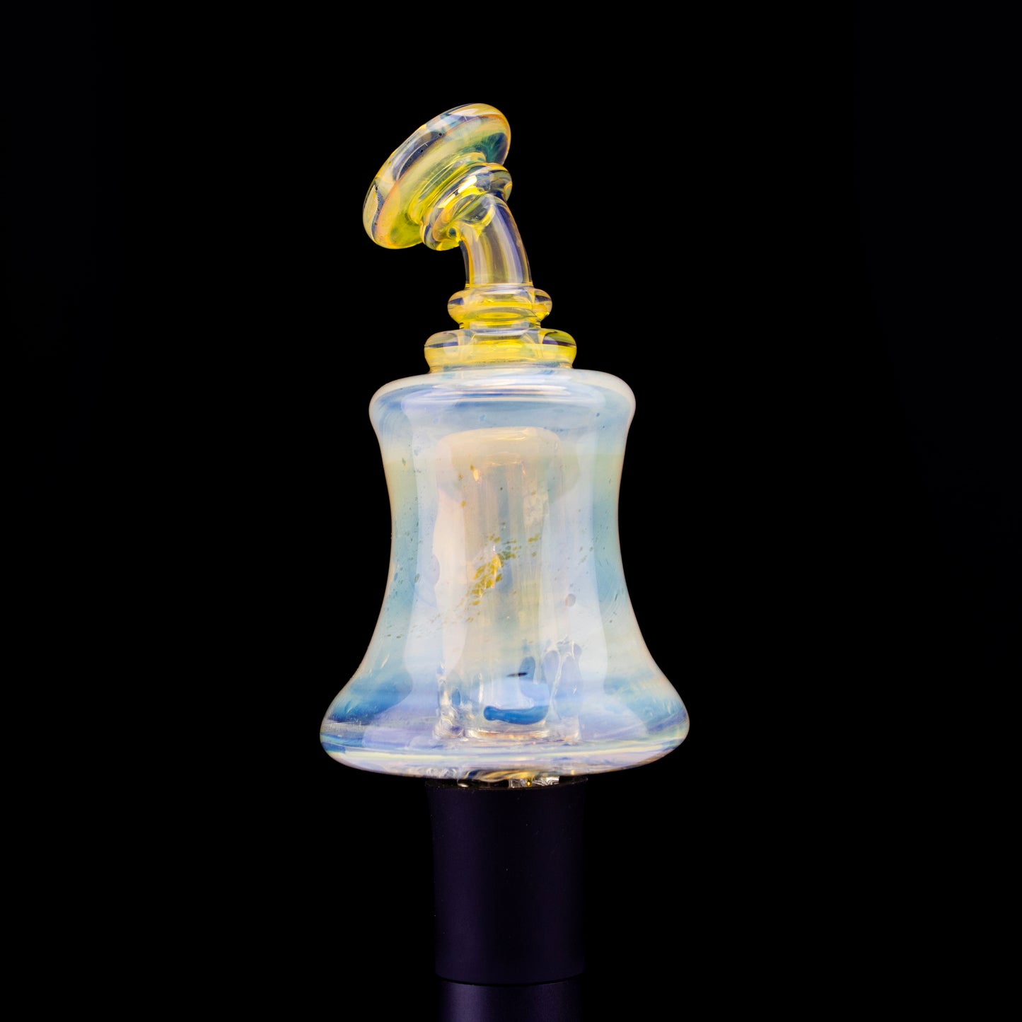 Glass By Yeti Silver Fumed Pivot Shredder Bubbler #YD113 - Planet Caravan