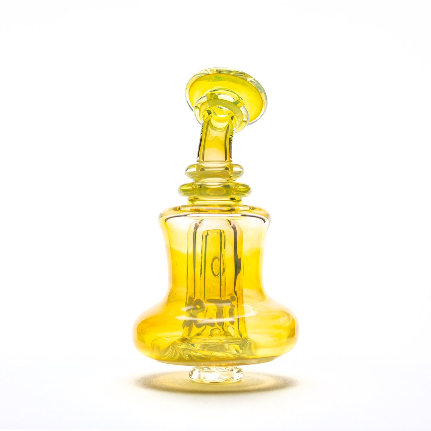 Glass By Yeti Silver Fumed Pivot Shredder Bubbler #YD112 - Planet Caravan