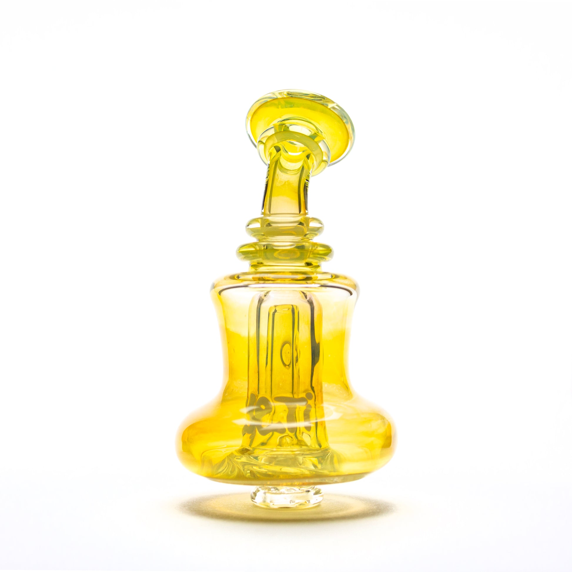 Glass By Yeti Silver Fumed Pivot Shredder Bubbler #YD112 - Planet Caravan